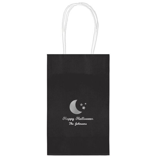 Moon and Stars Medium Twisted Handled Bags